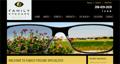 Desktop Screenshot of familyeyes.com